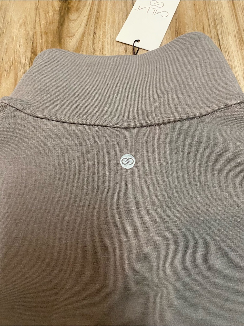 CALIA NWT GOLF SOFT SCUBA 1/4
ZIP SWEATSHIRT PULLOVER TAN MOCHA WOMENS SZ SMALL - Picture 6 of 10